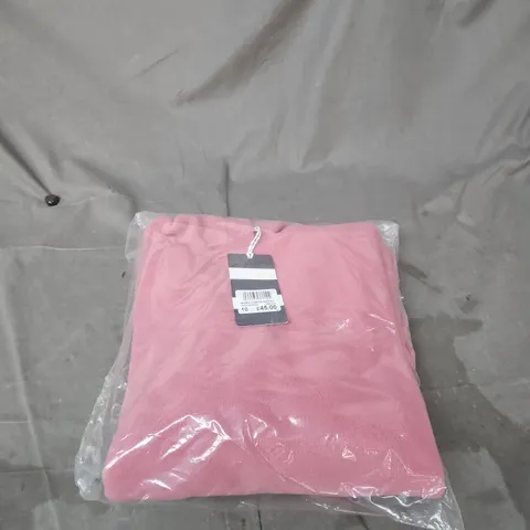 CREW CLOTHING COMPANY MICRO FLEECE HOODY HEATHER ROSE SIZE 10 BAGGED