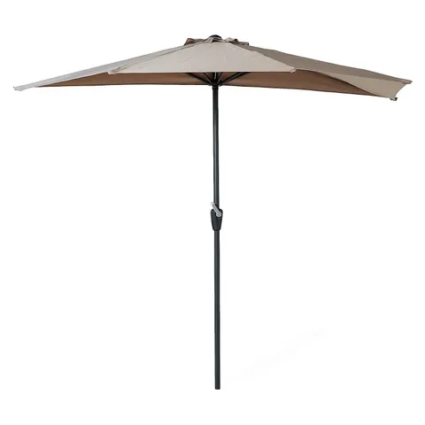 INNOVATIONS SPACE SAVING 2.7M X 3.8CM HALF PARASOL