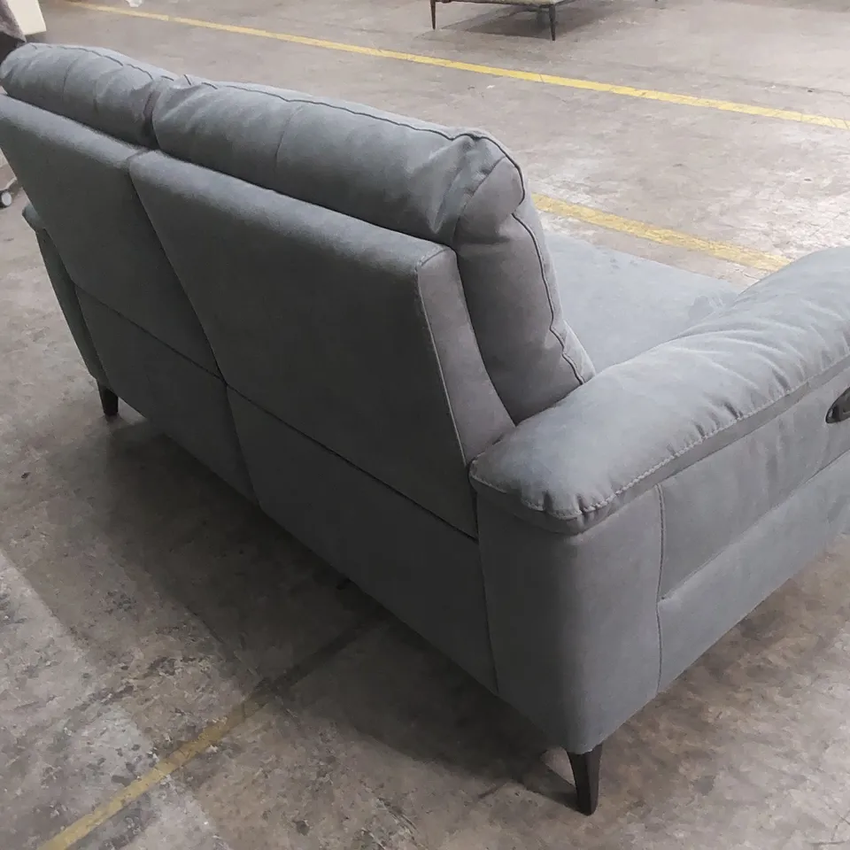 QUALITY DESIGNER ITALIAN MADE GARY 2 SEATER POWER RECLINER SOFA