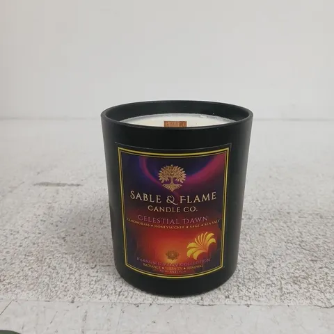 SABLE & FLAME CANDLE CO. CELESTIAL DAWN – HARMONIC BLOOM COLLECTION