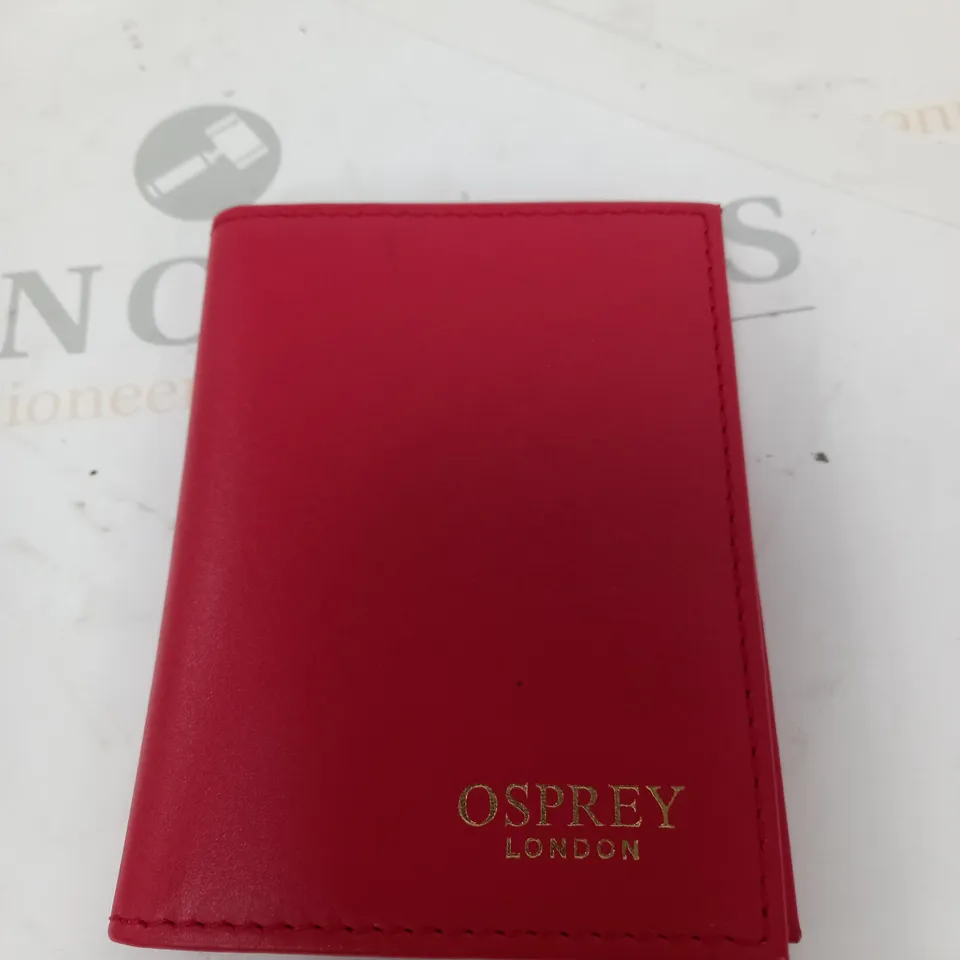 OSPREY LONDON GENUINE LEATHER WALLET 
