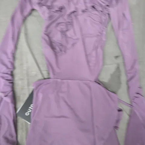 OUTCAST AVALINE MINI DRESS IN DUSTY PURPLE SIZE XS