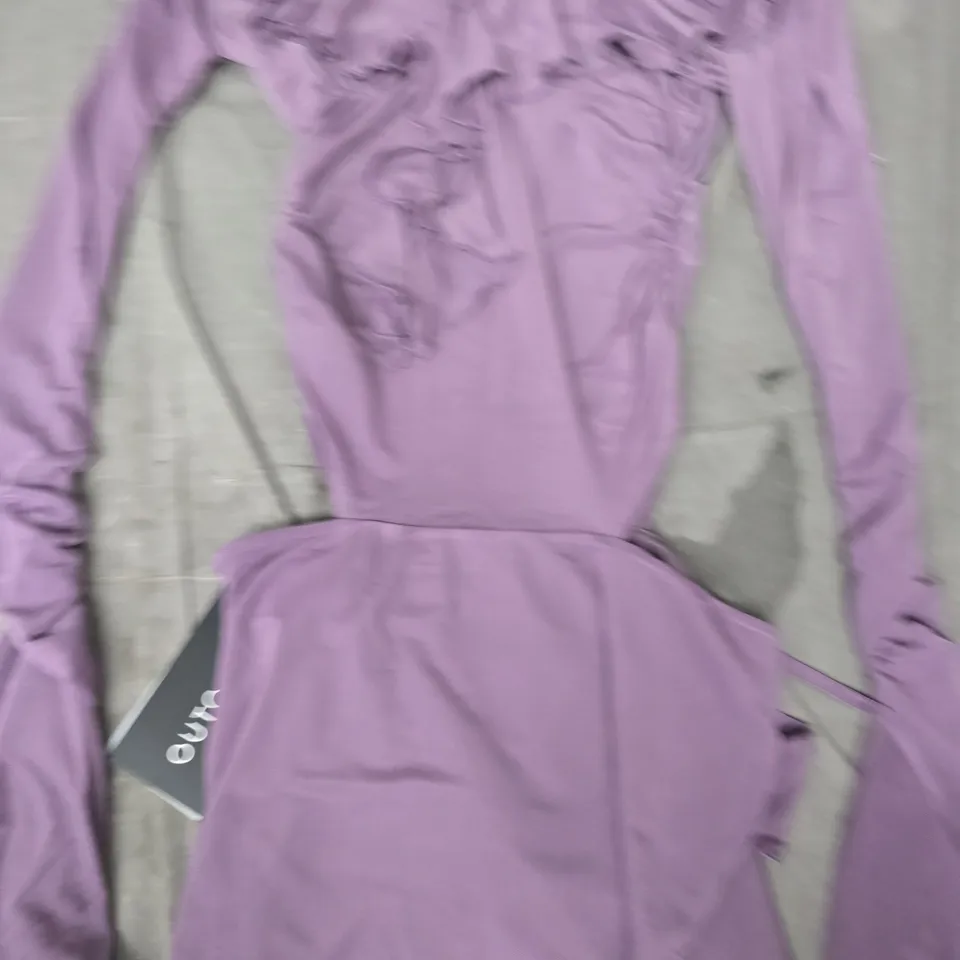 OUTCAST AVALINE MINI DRESS IN DUSTY PURPLE SIZE XS