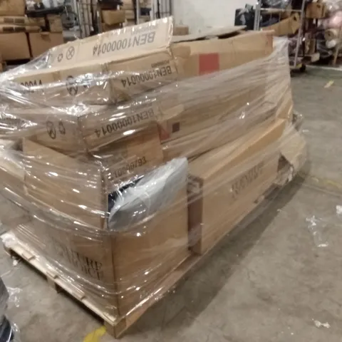 PALLET OF ASSORTED DESIGNER DINING CHAIRS, DINING CHAIR PARTS AND PIECES ETC