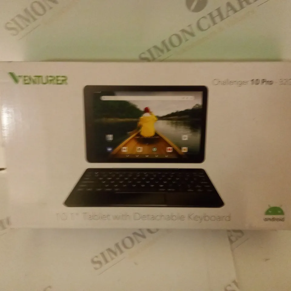 BRAND NEW BOXED VENTURER CHALLENGER 10 PRO, 10.1" TABLET WITH DETACHABLE KEYBOARD