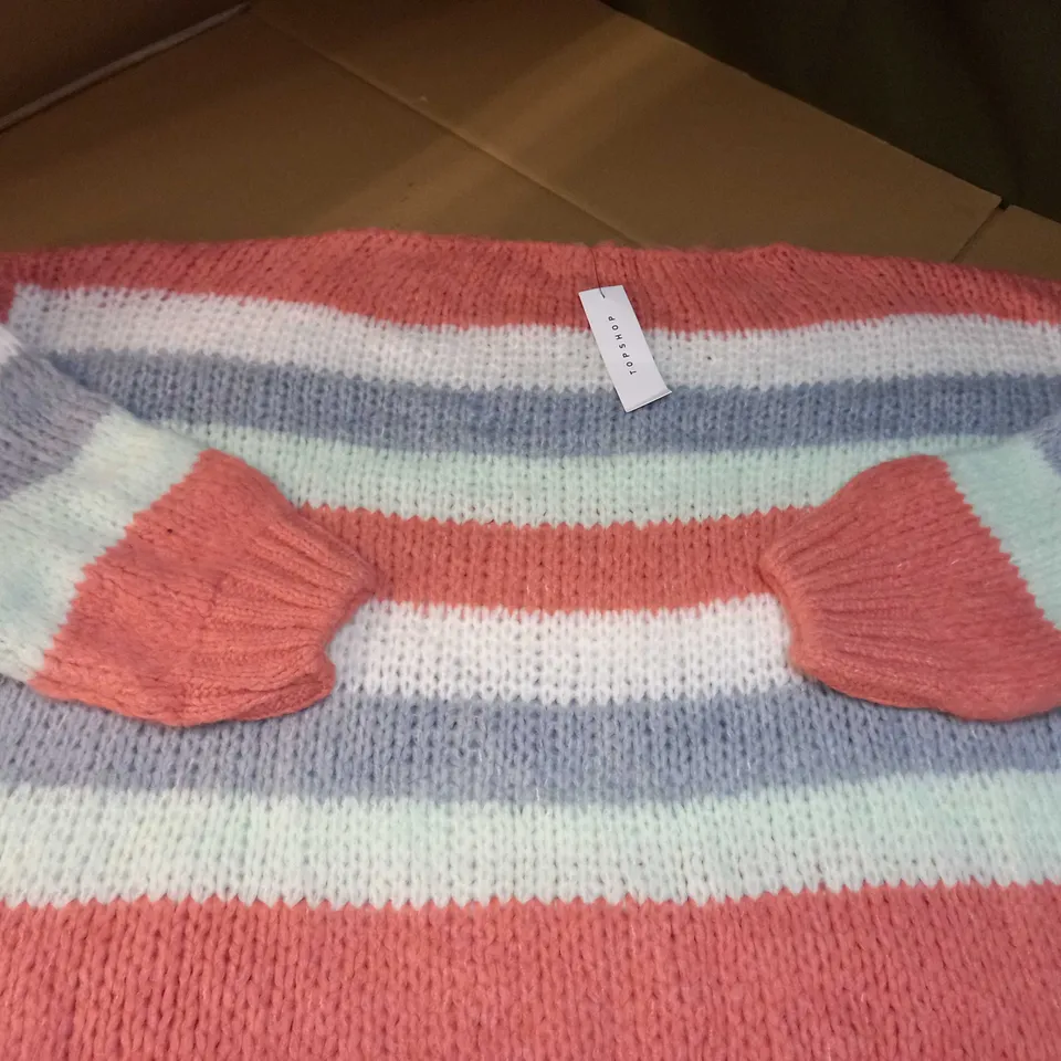 TOPSHOP DUSTYPINK SOFT KNIT JUMPER - XL