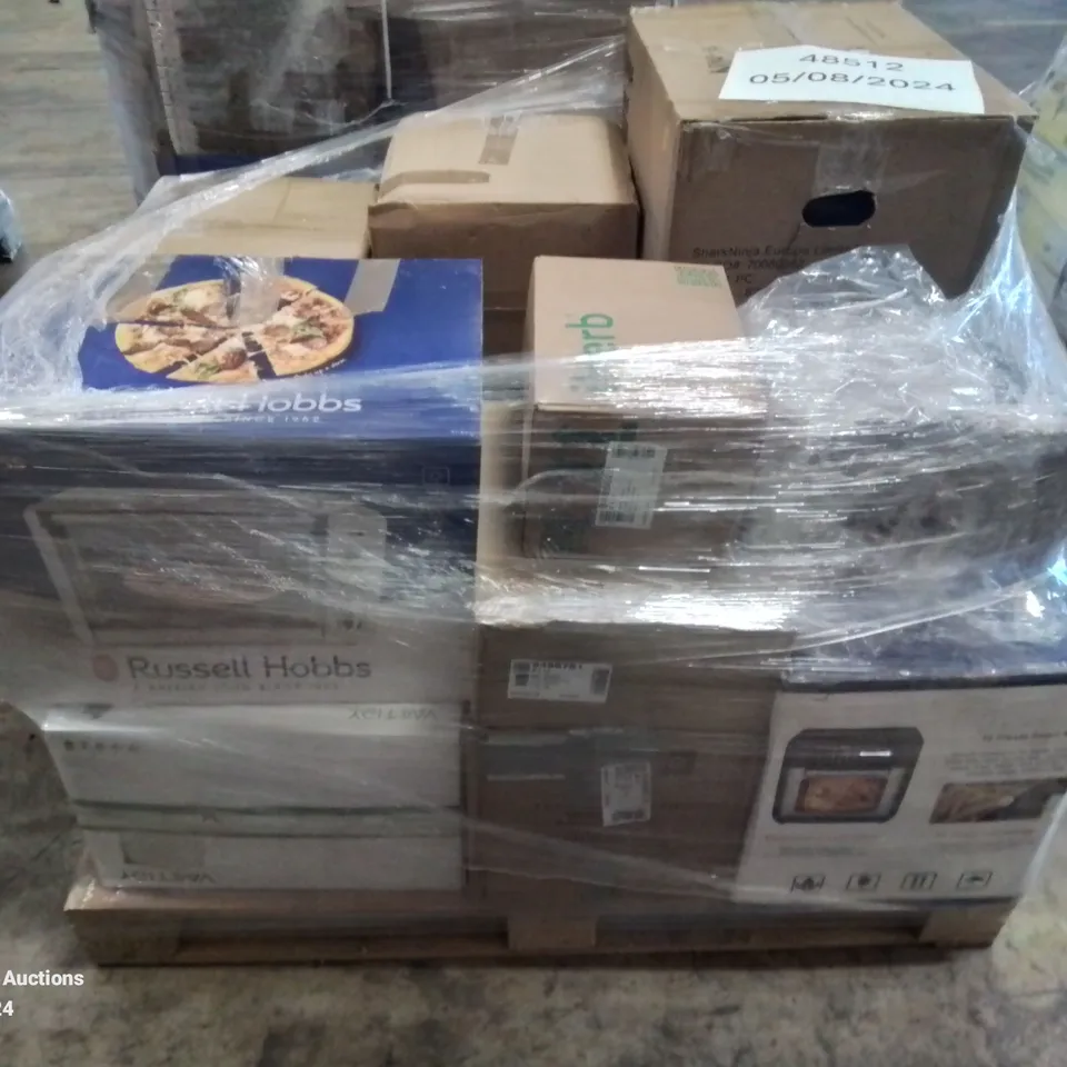 PALLET OF APPROXIMATELY 16 UNPROCESSED RAW RETURN HOUSEHOLD AND ELECTRICAL GOODS TO INCLUDE;
