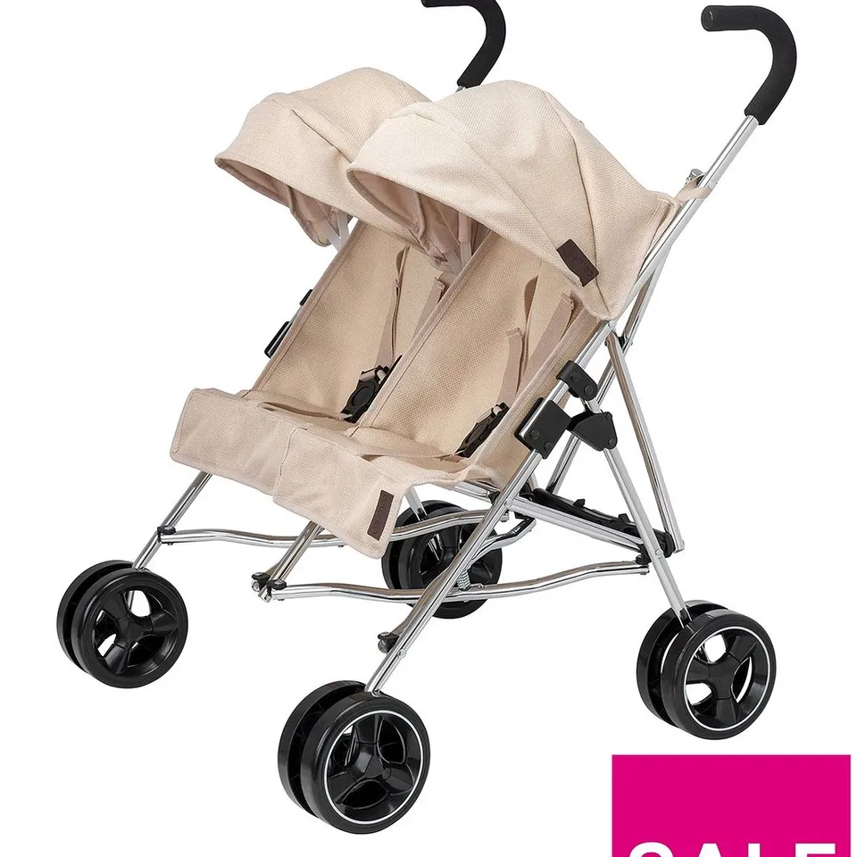 BOXED CELUNA TWIN DOLL STROLLER