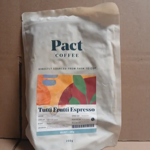 PACT COFFEE - WHOLEBEAN TUTTU FRUTTI ESPRESSO (250G)