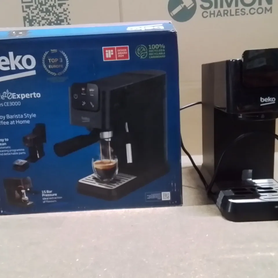 BOXED BEKO ESPRESSO MACHINE