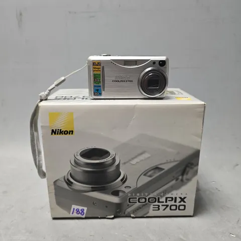 BOXED NIKON DIGITAL CAMERA COOLPIX 3700