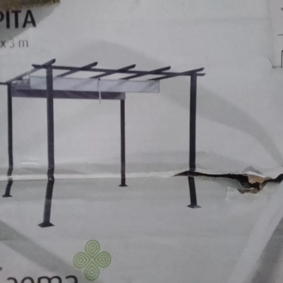 BOXED BLOOMA PITA 3×3M SLIDING GAZEBO
