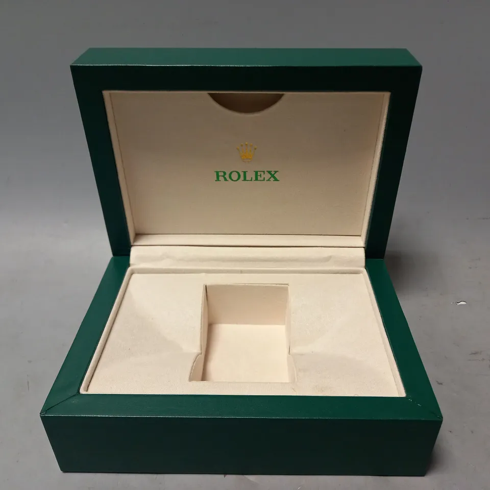 ROLEX GENEVE SUISSE WATCH BOX IN GREEN