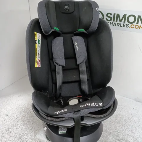 MYBABIE I-SIZE SPIN CAR SEAT MBCS200 – BLACK