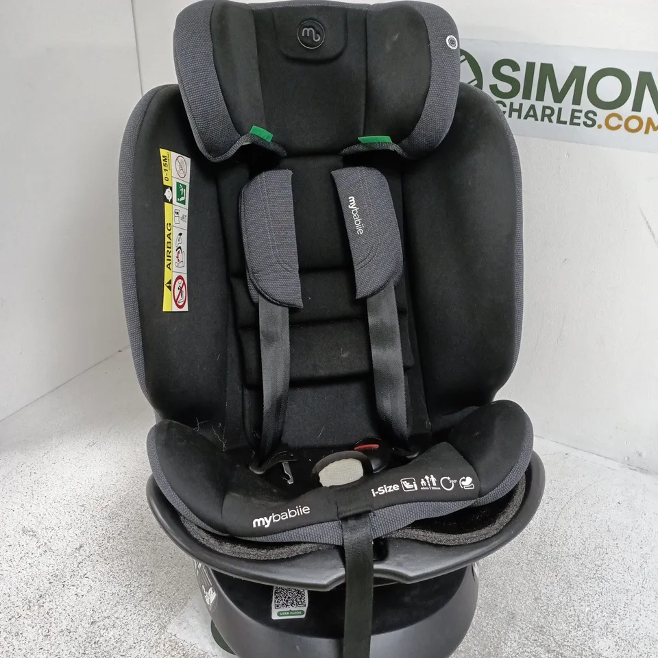 MYBABIE I-SIZE SPIN CAR SEAT MBCS200 – BLACK