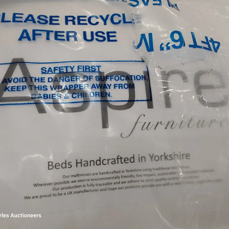 QUALITY BAGGED ASPIRE 4'6" DOUBLE MATTRESS
