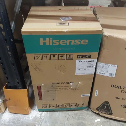 BOXED HISENSE RW12D4NWG0 WINE COOLER