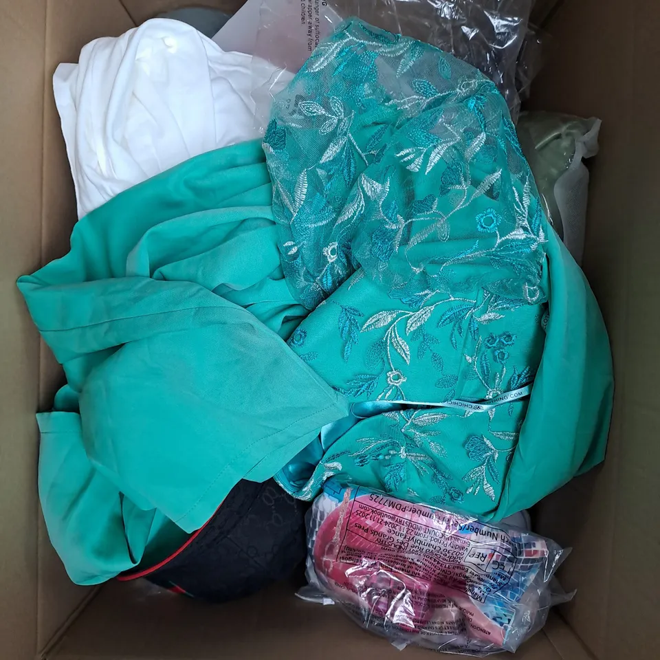 APPROXIMATELY 25 ASSORTED CLOTHING AND FASHION PRODUCTS IN VARIOUS STYLES AND SIZES - COLLECTION ONLY