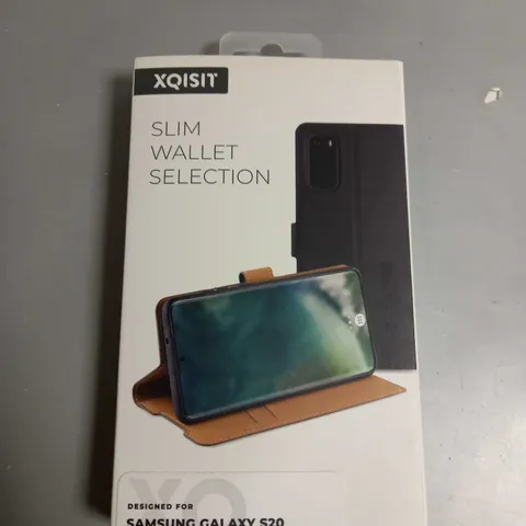 BOX OF APPROXIMATELY 60 BRAND NEW XQISIT SLIM WALLET SELECTION FOR SAMSUNG GALAXY S20