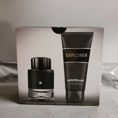 BOXED MONTBLANC EXPLORER EAU DE PARFUM GIFT SET 60ML