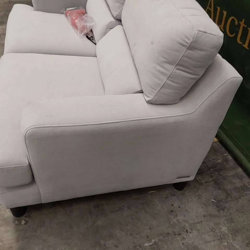 QUALITY BRITISH DESIGNER LOUNGE Co. ROMILEY 2.5 SEATER SOFA VIOLET GIN FABRIC