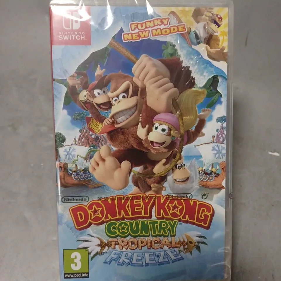 SEALED NINTENDO SWITCH DONKEY KONG COUNTRY: TROPICAL FREEZE