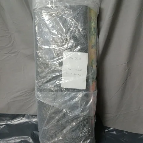 MULTI COLOURED DESIGN RUG - 60 X 200CM 