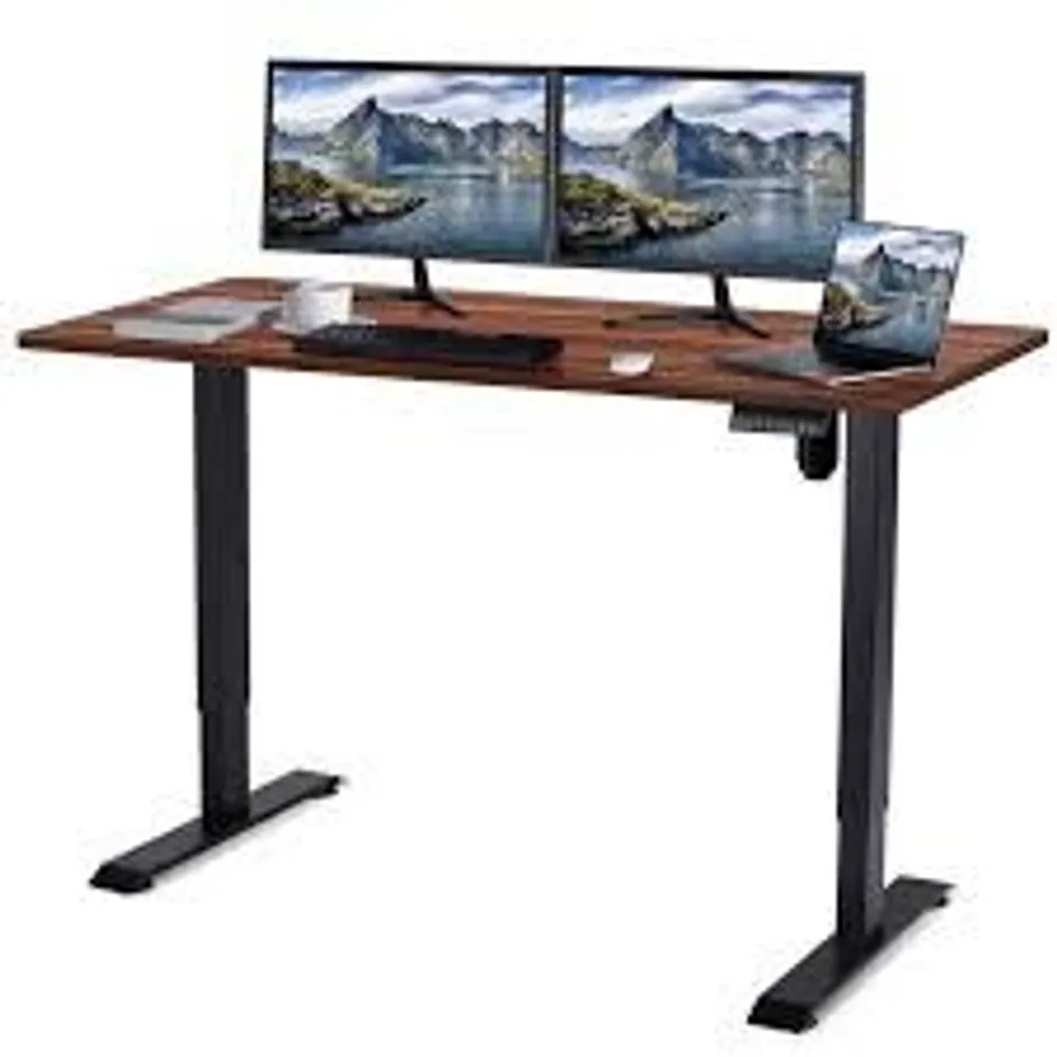 BOXED 160CM × 80CM ELECTRIC HEIGHT ADJUSTABLE STANDING DESK