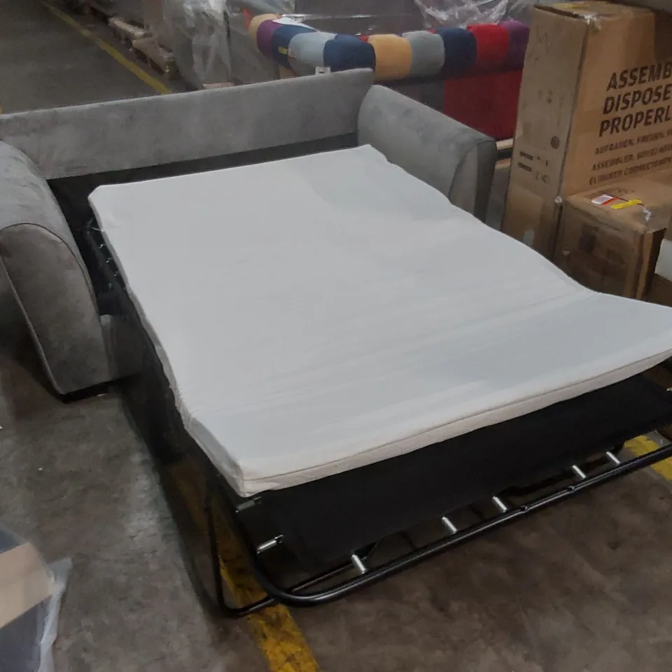 QUALITY DESIGNER PURINI 3 SEATER UPHOLSTERED MADE TO ORDER SOFA BED