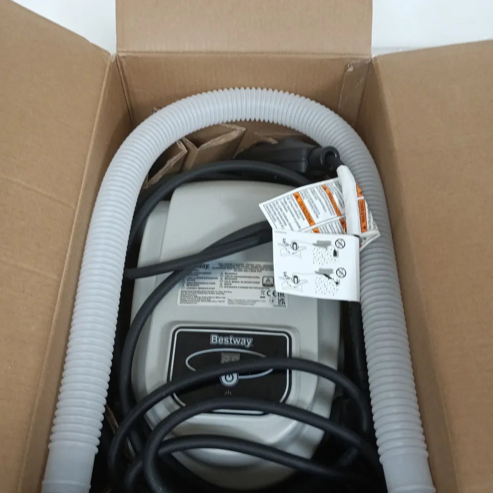 BOXED BESTWAY FLOW CLEAR POOL HEATER