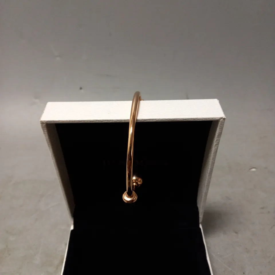 BOXED PANDORA ROSE GOLD BANGLE 