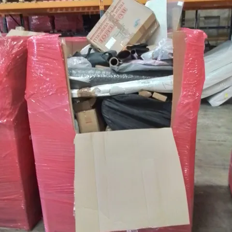 PALLET OF ASSORTED HOUSEHOLD GOODS AND PRODUCTS TO INCLUDE; BOXED FURNITURE ETC