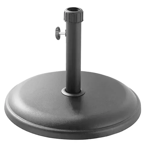 BOXED ROYALCRAFT POLYCRETE OUTDOOR PARASOL BASE 16KG ROUND (1 BOX)