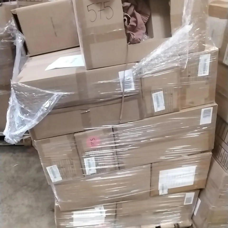 A PALLET TO CONTAIN APPROXIMATELY 100 BRAND NEW DESIGNER WOMEN'S CLOTHES WHICH INCLUDE; PANTS, SKIRTS, TOPS AND SIMILAR PRODUCTS ETC