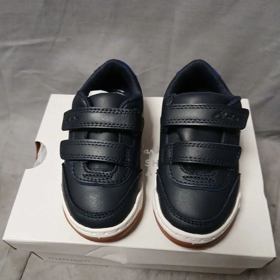 CLARKS URBAN SOLO T NAVY TODDLERS' SHOES – UK 5½