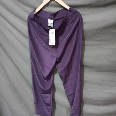 NEXT PURPLE SILK BLOUSE – WOMEN'S TROUSERS