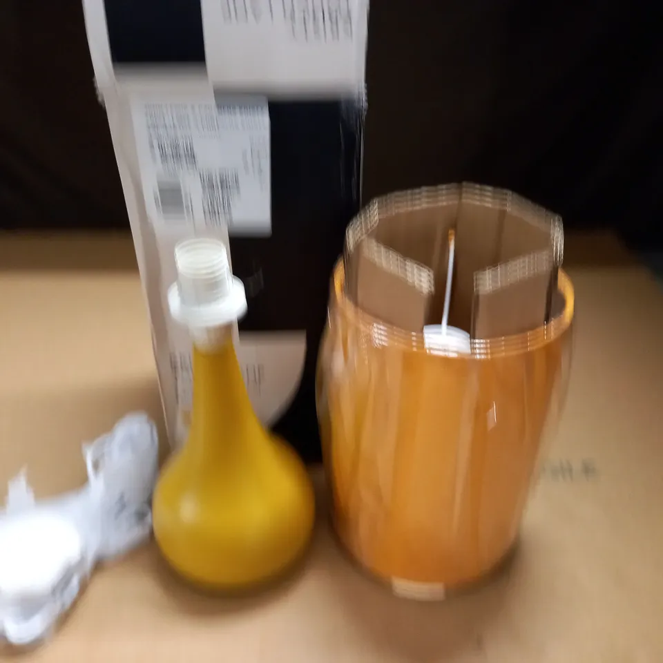 BOXED KRISTY TOUCH LAMP - OCHRE