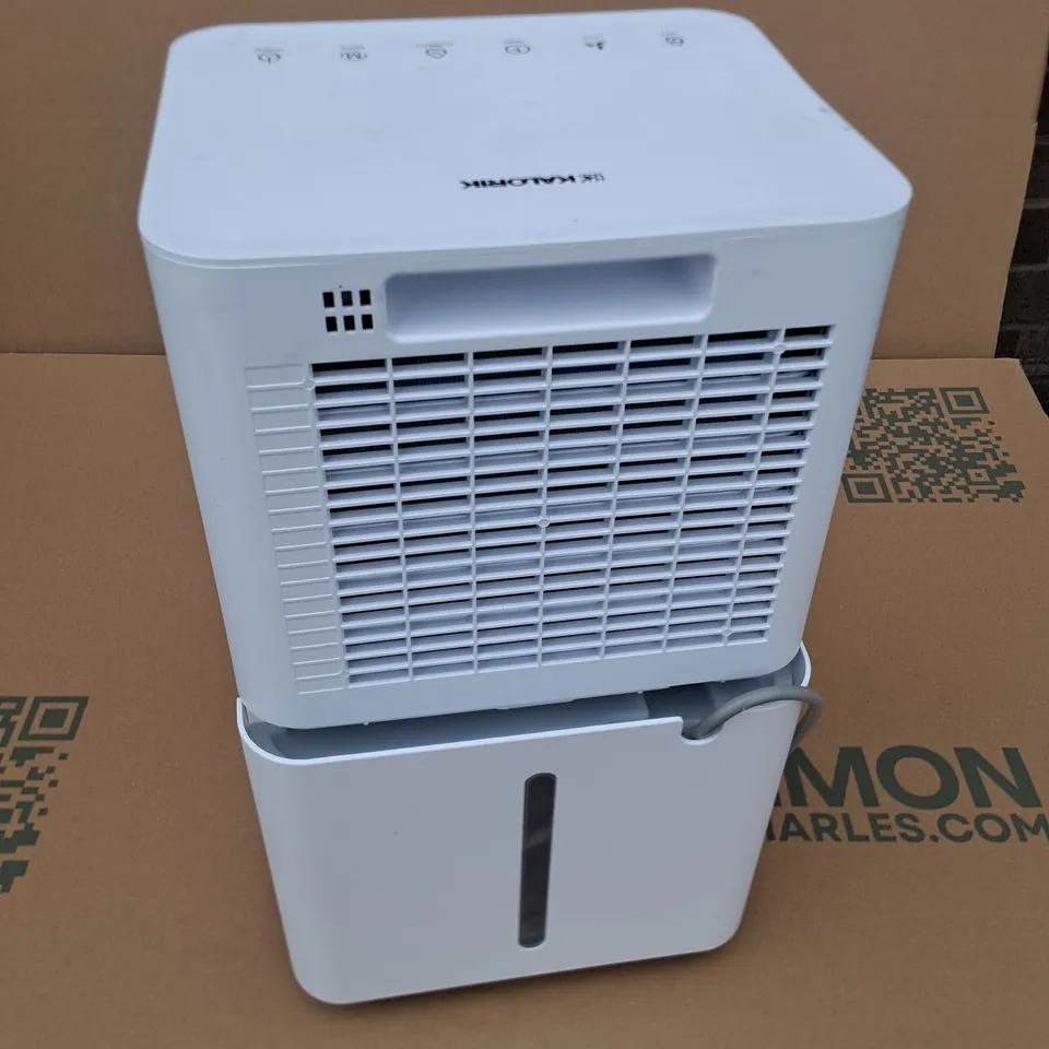 UNBOXED KALORIK 12L DEHUMIDIFIER WITH 2L WATER TANK AND TIMER
