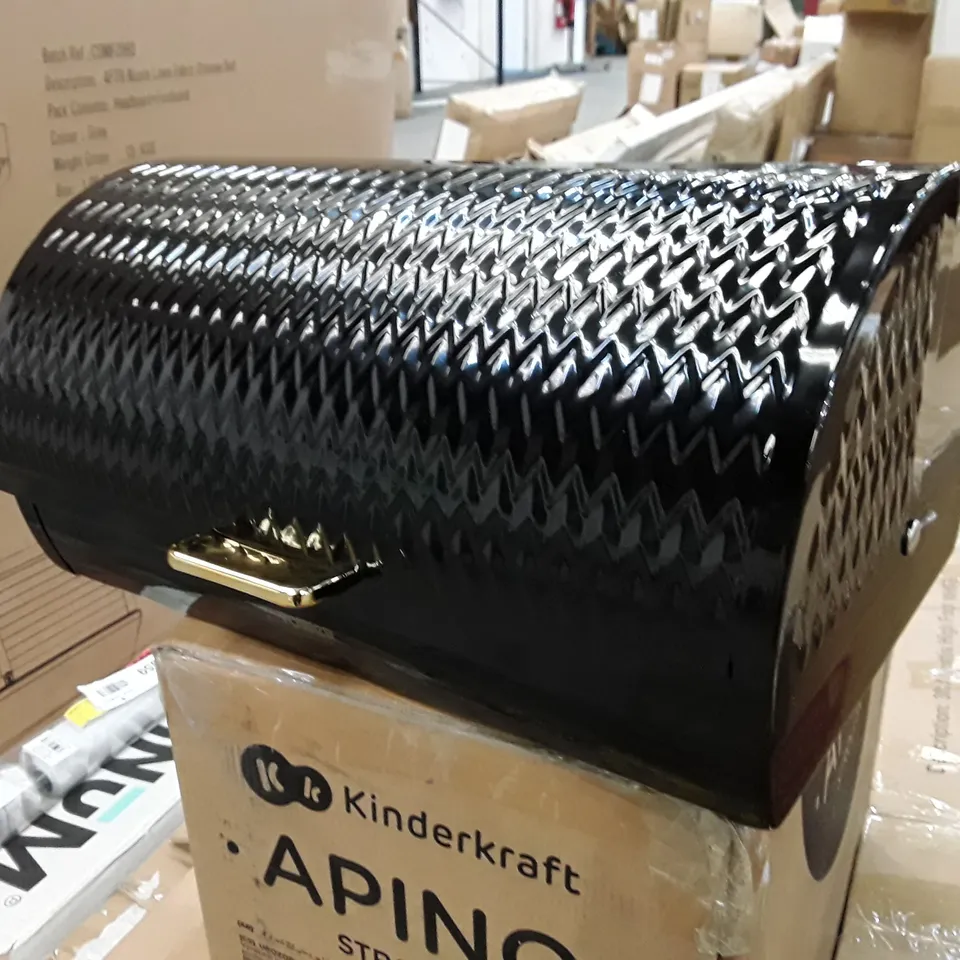 BOXED TOWER T826090BLK EMPIRE ROLL TOP BREAD BIN