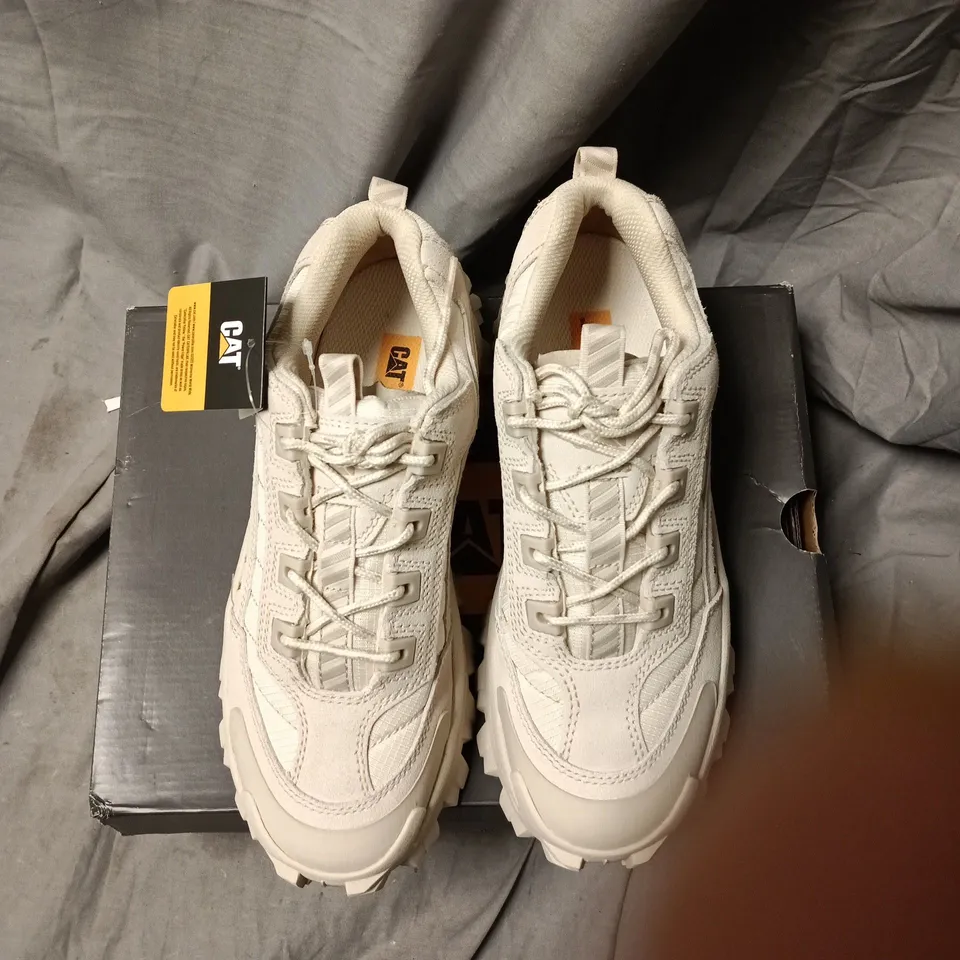 CAT INTRUDER SHOES – BIRCH, UK 7 (US MEN 8 / US WOMEN 9.5)