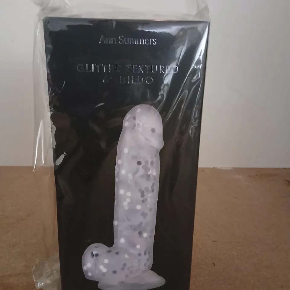 ANN SUMMERS GLITTER TEXTURED DILDO – BOXED (ADULT TOY)