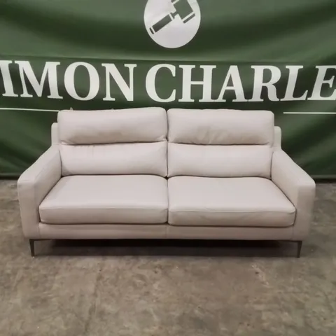 QUALITY DESIGNER ITALIAN MADE ALESSANDRO 3 SEATER LEATHER SOFA