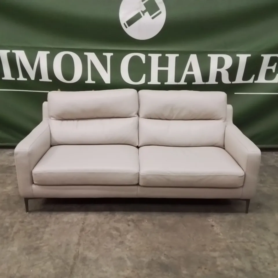 QUALITY DESIGNER ITALIAN MADE ALESSANDRO 3 SEATER LEATHER SOFA