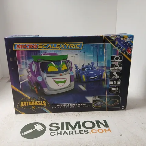MICRO SCALEXTRIC BAT WHEELS BATTERY-POWERED RACE SET (BOXED)