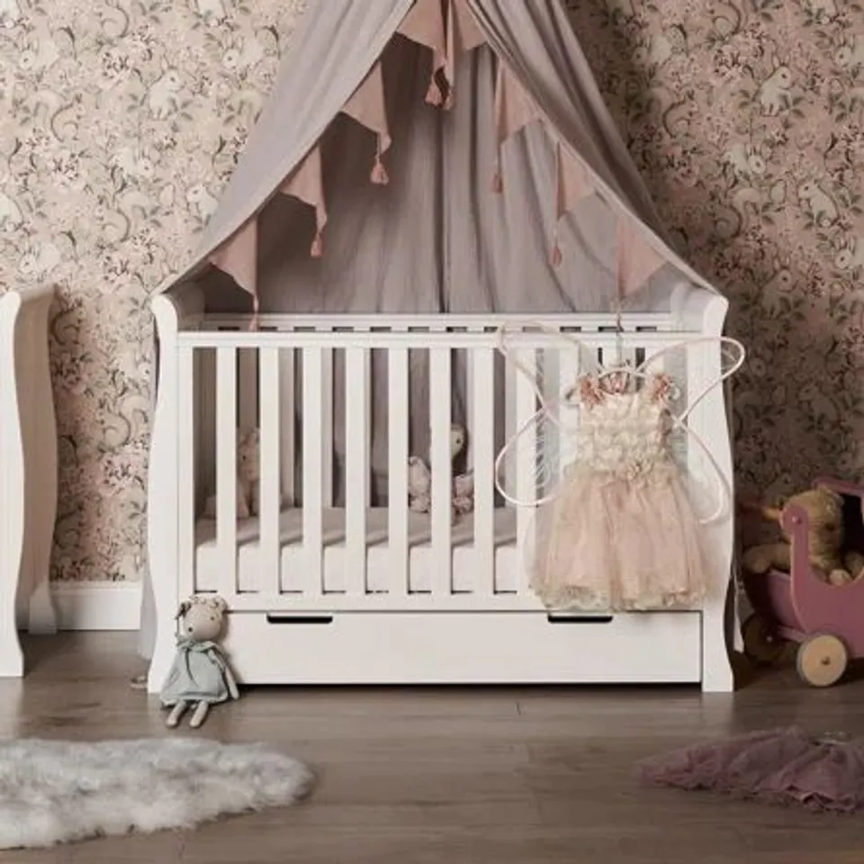 BOXED STAMFORD MINI COT BED (2 BOXES)
