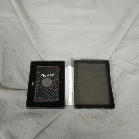 ZNAP SLIM  CARD WALLET – CARBON FIBRE PATTERN, BLACK