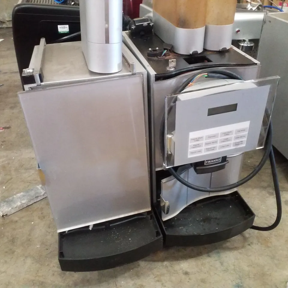 FRANKE SPECTRA COFFEE MACHINE WITH FRIDGE