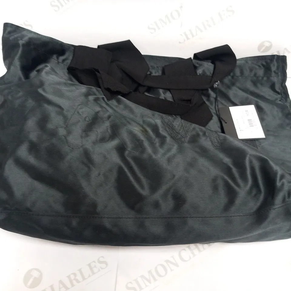 LANVIN SATIN CABAS BLACK SHOPPER