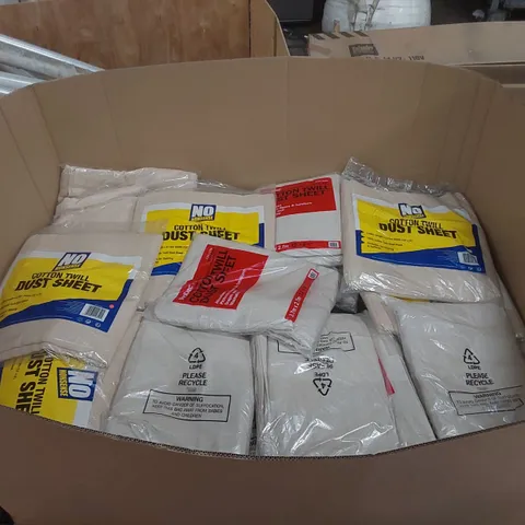 PALLET CONTAINING A VERY LARGE QUANTITY OF DUST SHEETS