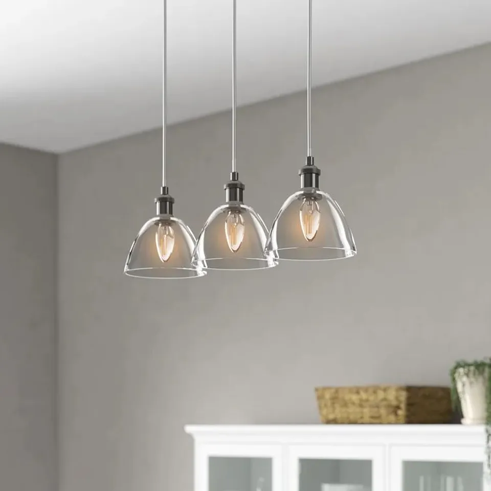 BOXED MELLEN 3-LIGHT KITCHEN ISLAND PENDANT LIGHT